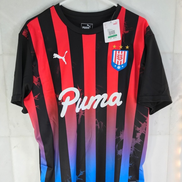 656500 Mens Puma Acid Bleach Jersey Sz 